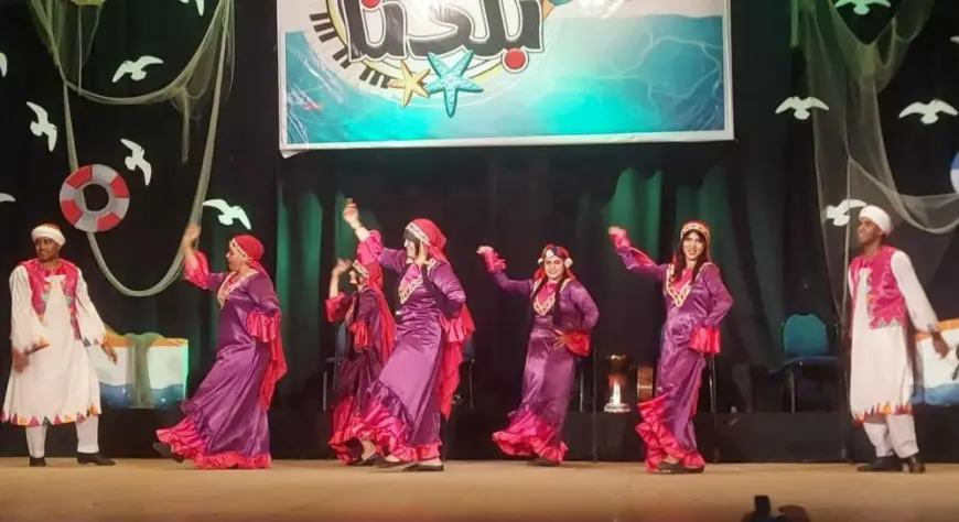 عروض شعبية لفرقة الأقصر في صيف بلدنا ببورسعيد