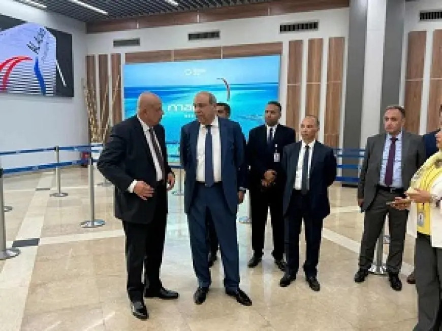 وزير الطيران يتفقد مطار العلمين الدولي لمتابعة استعداداته لاستقبال الزوار ومهرجان العلمين