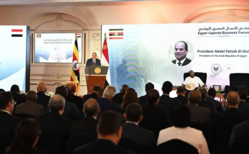 الرئيس السيسي: نرى في أوغندا شريكا أساسيا بمنطقة حوض النيل الجنوبي