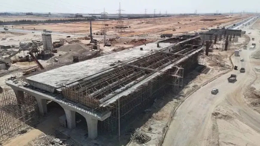 22 صورة جوية لمشروع خط سكة حديد “الروبيكي – العاشر – بلبيس”