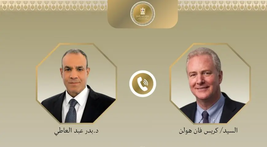 وزير الخارجية يتلقى اتصالا هاتفيا من السيناتور الأمريكي كريس فان هولن