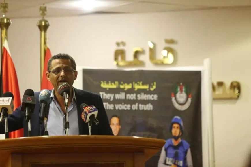 خالد البلشي: 238 صحفيا فلسطينيا استشهدوا حتى الآن.. ويجب وقف الإبادة بالقتل والتجويع