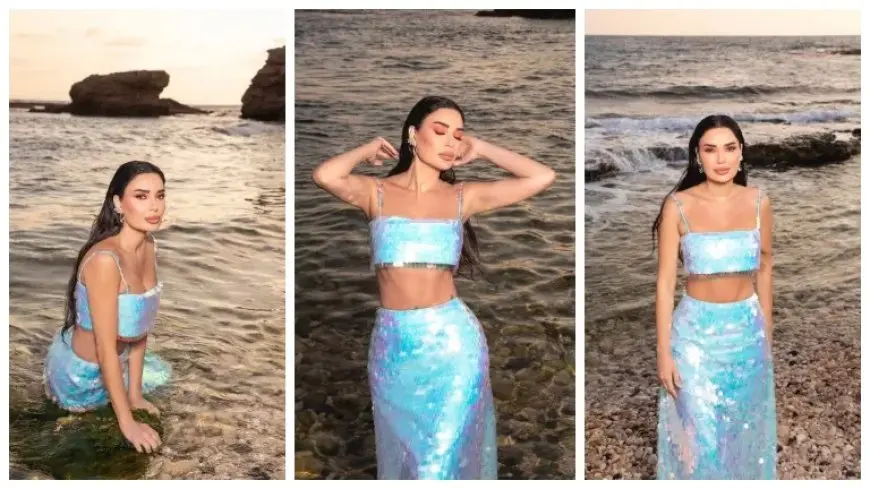 “حورية البحر”.. سيرين عبدالنور تفاجئ متابعيها بجسلة تصوير جريئة وسط البحر