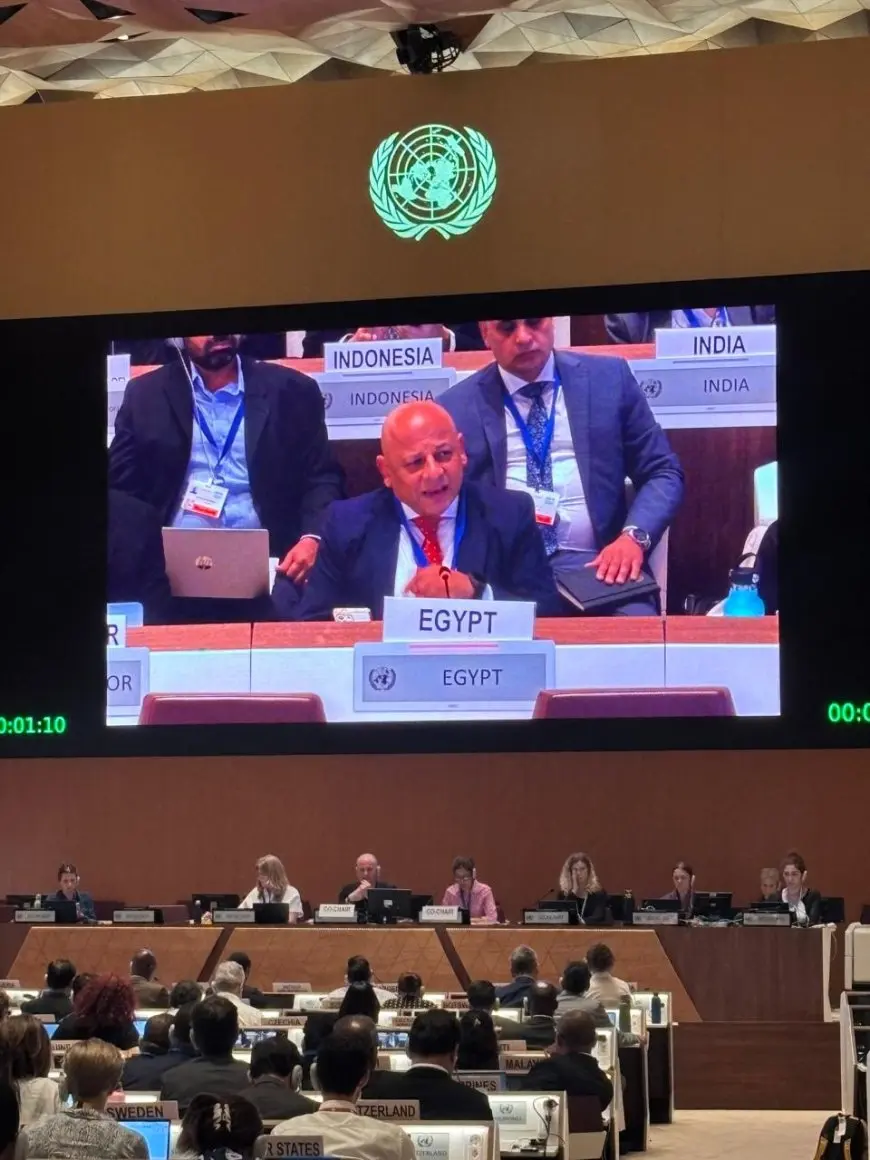 منال عوض: يجب التوصل لاتفاق عالمي لمواجهة تحدي التلوث البلاستيكي