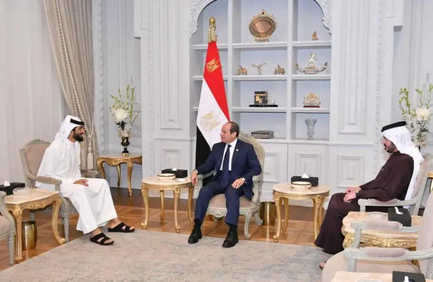 الرئيس السيسي يبحث مع مستشار الأمن الوطني البحريني تعزيز التعاون الثنائي وتطورات الأوضاع الإقليمية