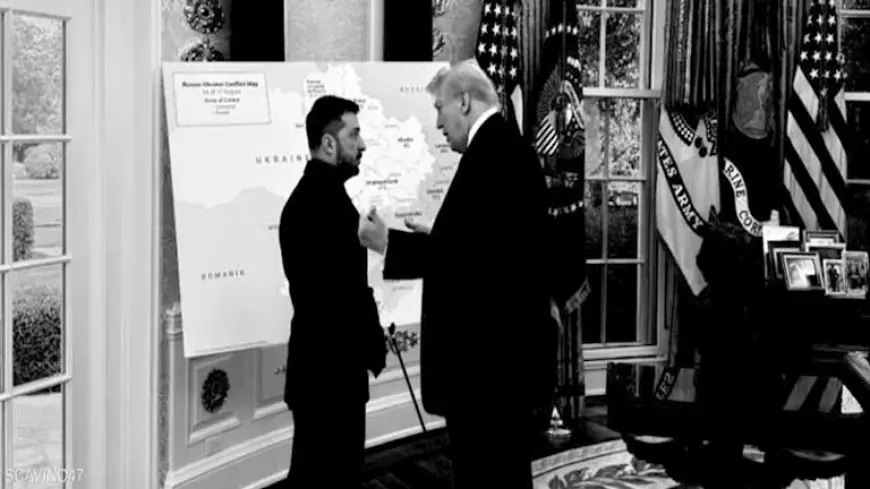 هل حاول ترامب الضغط على زيلينسكي بعرض “خريطة الصراع”؟