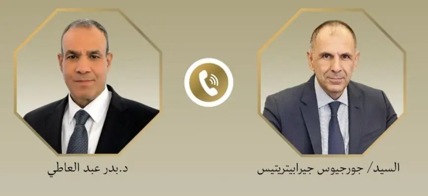 وزير الخارجية يؤكد لنظيره اليوناني ضرورة الضغط على إسرائيل للموافقة على مقترح الهدنة في غزة