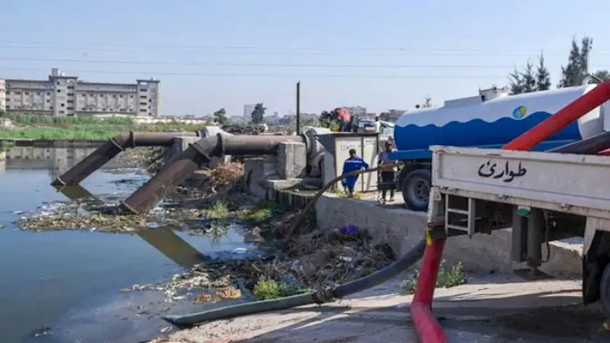 تحرك عاجل حل الأزمة.. خروج محطة صرف زراعي عن العمل بالإسكندرية- صور