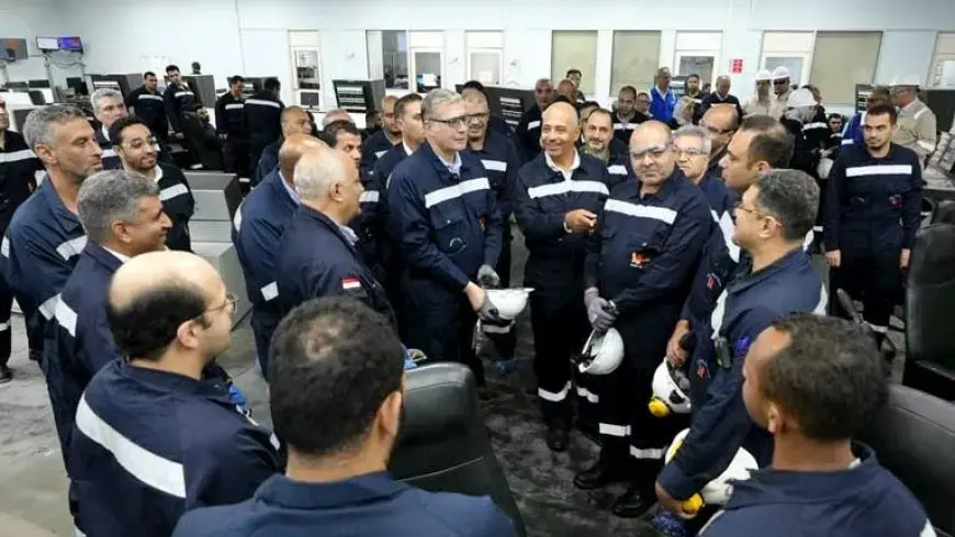 وزير البترول يتفقد مصفاة تكرير ميدور لمتابعة أعمال التطوير والتوسعات الجديدة