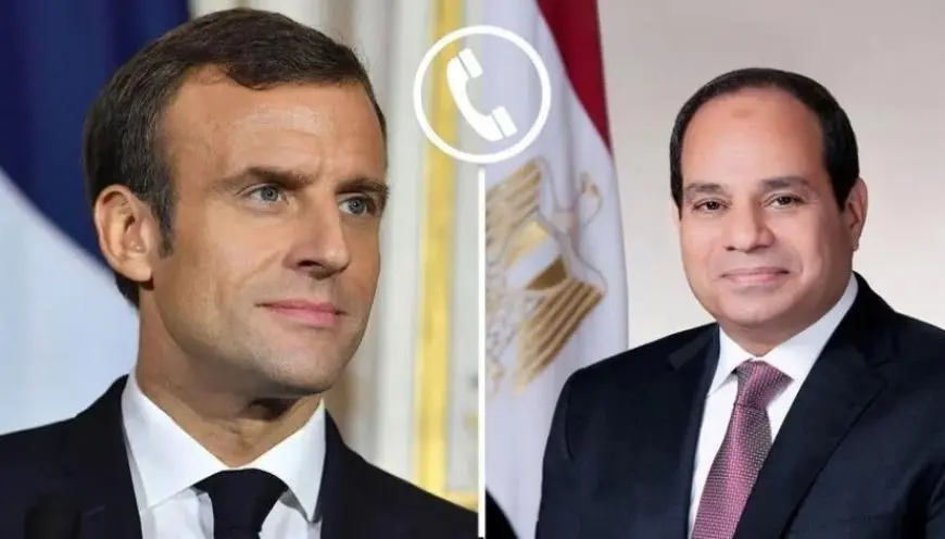 السيسي وماكرون يبحثان تعزيز الشراكة الاستراتيجية وجهود الاعتراف بالدولة الفلسطينية