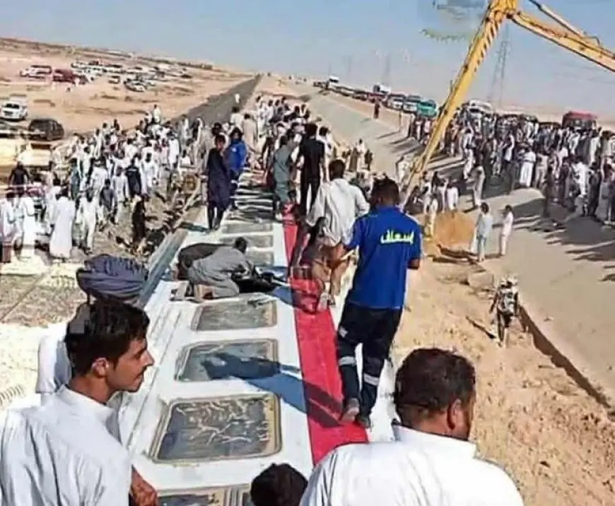 كامل الوزير يتفقد موقع حادث قطار مطروح ويوجه بلجنة فنية لمعرفة الأسباب