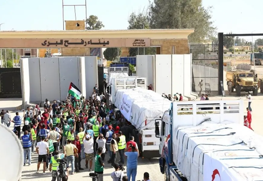 الهيئة الدولية لدعم فلسطين: مصر شكلت الشريان الأساسي للمساعدات.. والأكاذيب ضدها يجب أن تتوقف