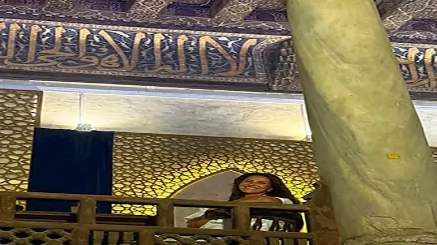 حنان مطاوع تزور شارع المعز.. وتعلق: “حلوة يا بلدي”