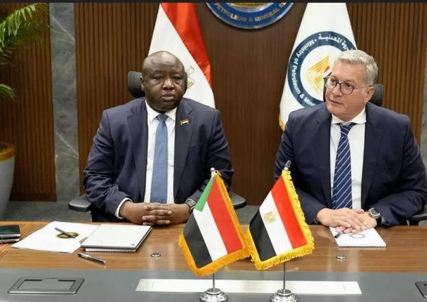 وزير البترول يبحث مع نظيره السوداني تعزيز الشراكة التعدينية بين القاهرة والخرطوم