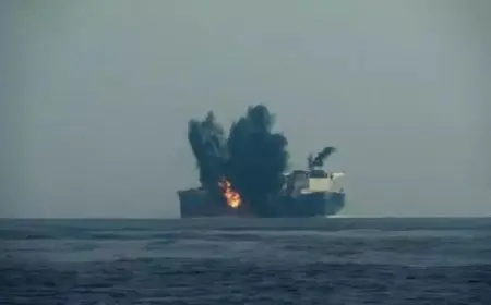 الحوثيون باليمن يعلنون استهداف سفينة نفطية إسرائيلية شمالي البحر الأحمر