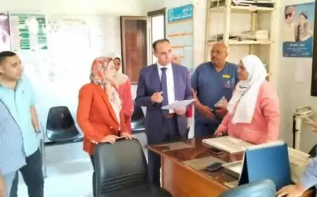 وكيل صحة بني سويف يتفقد وحدة إهناسيا الخضراء ويوجه بتعزيز جودة الخدمات الطبية