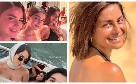 بسمة بوسيل جريئة ومي عمر بالحجاب.. لقطات نجوم الفن خلال 24 ساعة