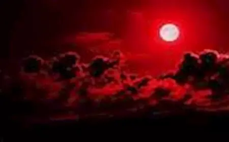 15 صورة لقمر الدم.. هكذا سيكون شكل الخسوف في مصر 7 سبتمبر