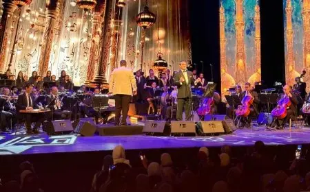 محمد ثروت يفتتح حفله بدار الأوبرا في ذكرى المولد النبوي بأنشودة طلع البدر علينا