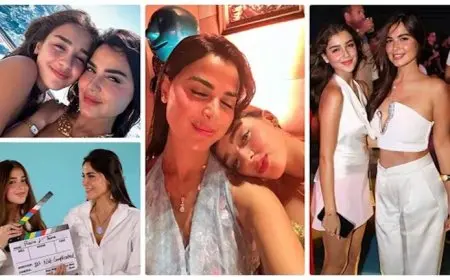 20 صورة تكشف الشبه بين رانيا منصور وابنتها توانا