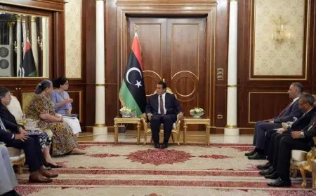 المجلس الرئاسي الليبي والبعثة الأممية يبحثان تحديات التهدئة في طرابلس