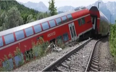 البرتغال.. خروج قطار عن مساره ومصرع 15 راكبًا- فيديو