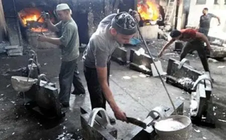 شعبة مسبوكات المعادن تستقبل وفدا هنديا يضم 22 شركة لبحث التعاون الاستثماري المشترك الثلاثاء المقبل