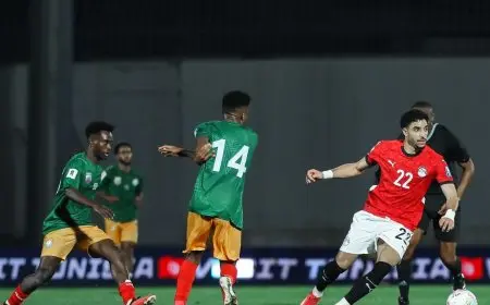 منتخب مصر بالأحمر و إثيوبيا بالأخضر في تصفيات كأس العالم