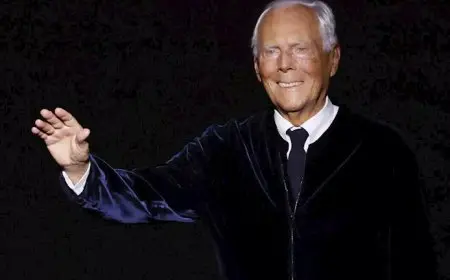 وفاة مصمم الأزياء العالمي جورجيو أرماني عن عمر 91 عامًا