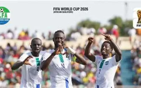 مجموعة مصر.. سيراليون تتعادل مع غينيا بيساو في تصفيات المونديال