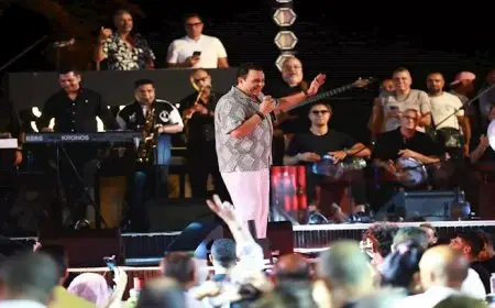 محمد فؤاد يتألق بأغانيه في حفله بالساحل الشمالي (صور)