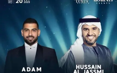 حسين الجسمي وآدم يحييان حفلا غنائيا بألمانيا 20 سبتمبر بعد تأجيل 3 أشهر