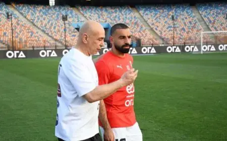 حسام حسن: أتمنى أن يتجاوز صلاح مليون هدف مع منتخب مصر