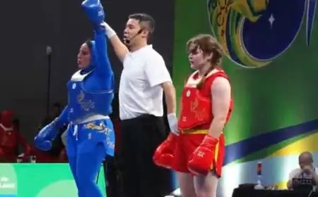 منة الله محمد تتوج ببرونزية بطولة العالم للكونغ فو في البرازيل