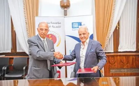 مؤسسة بنك مصر لتنمية المجتمع ومؤسسة بنك الشفاء المصرى توقعان بروتوكول تعاون لتقديم الخدمات الطبية لأطفال الصعيد