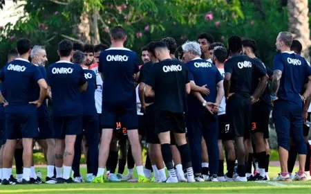 الزمالك يبدأ الاستعداد للمصري بجلسة خاصة بين فيريرا واللاعبين