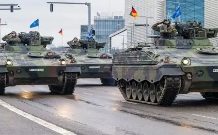 الجيش الألماني ينقل مركبات ومعدات عسكرية إلى ليتوانيا.. ما السبب؟