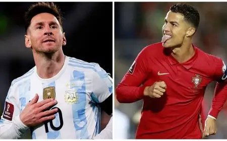 ثنائية ستتنافس حتى الاعتزال.. رونالدو يتفوق على ميسي في إحصائية تاريخية