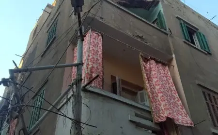 إصابة 4 أشخاص في انهيار بلكونة بالطابق الرابع بمنزل في الزقازيق