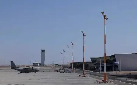 إغلاق المجال الجوي ووقف الرحلات في مطار رامون بإسرائيل