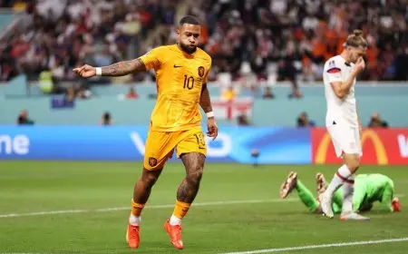 ثنائية ديباي تنقذ هولندا من التعثر أمام ليتوانيا