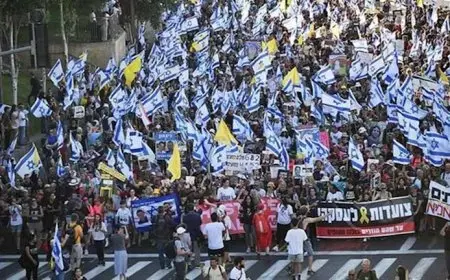 احتجاجات في إسرائيل للمطالبة بإعادة الأسرى