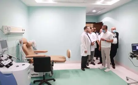 وزير الصحة يتفقد مستشفى شفاء الأورمان بالأقصر
