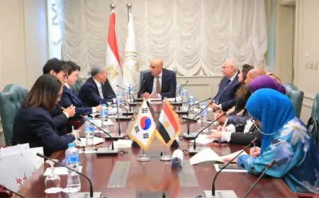 وزير التعليم يبحث مع سفير كوريا سبل التعاون في تطوير المناهج