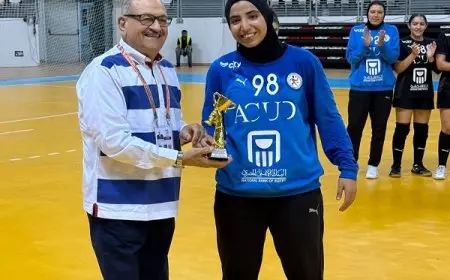 جهاد وائل أفضل لاعبة في مباراة مصر وبوركينا فاسو ببطولة إفريقيا لليد