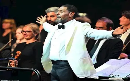 بالصور| هاني فرحات يقود الأوركسترا السعودي وأوركسترا الأوبرا الملكية الفرنسية بقصر فرساي