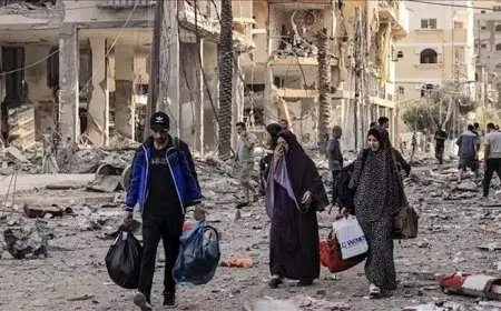 الجيش الإسرائيلي يأمر سكان كافة مناطق مدينة غزة بإخلائها فورا باتجاه الجنوب