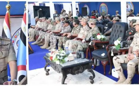 الفريق أحمد خليفة يشهد تنفيذ أحد أنشطة التدريب المصري الأمريكى المشترك النجم الساطع 2025