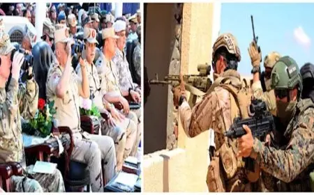 رئيس الأركان يشهد تدريبًا رئيسيًا ضمن مناورات “النجم الساطع 2025”