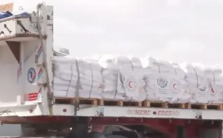 القاهرة الإخبارية: قوافل زاد العزة تواصل عبورها إلى غزة عبر كرم أبو سالم